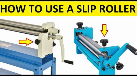 sheet metal slip roller|homemade sheet metal slip roller.